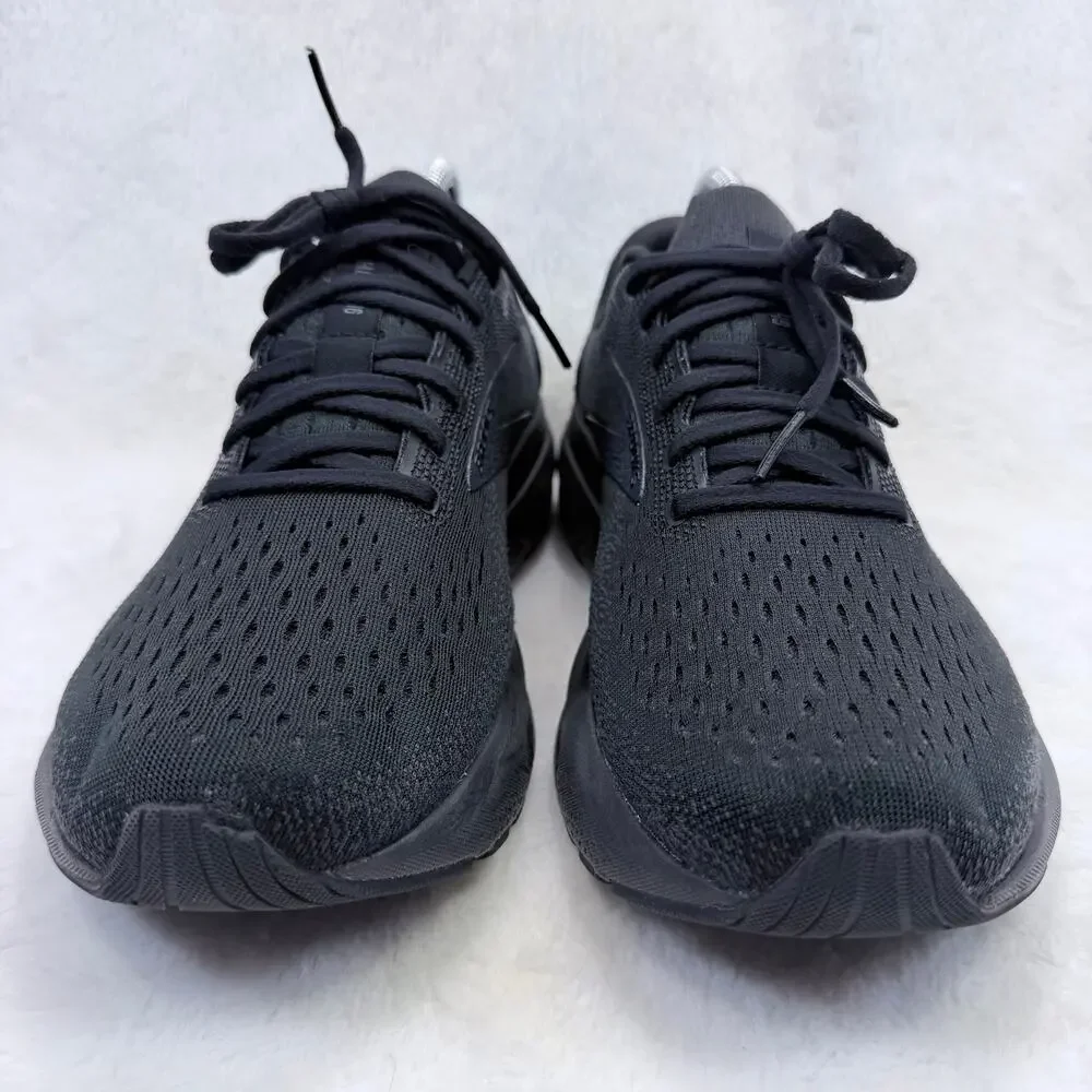Brooks Ghost 16 Womens Running Shoes Triple Black Size 10.5 Neutral Cushioned